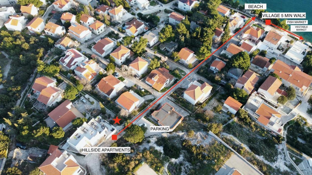 The Grande - Huge Terrace - Amazing Sea Views - Tastefully Furnished - Access To Rooftop Terrace And Gym - Hillside Apartments Rogoznica Rogoznica  Dış mekan fotoğraf
